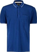 Garcia Heren Polo Blauw - Maat XL