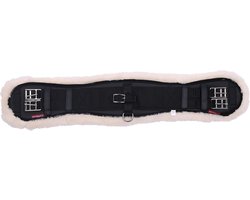 LeMieux Dressuursingel ProLambs Black/Naturel - 65 | Singels paard