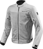 REV'IT! Eclipse Silver Textile Motorcycle Jacket XS