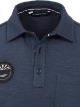 Casa Moda Polo Shirt Blauw Gestreept 913671700-125 - M