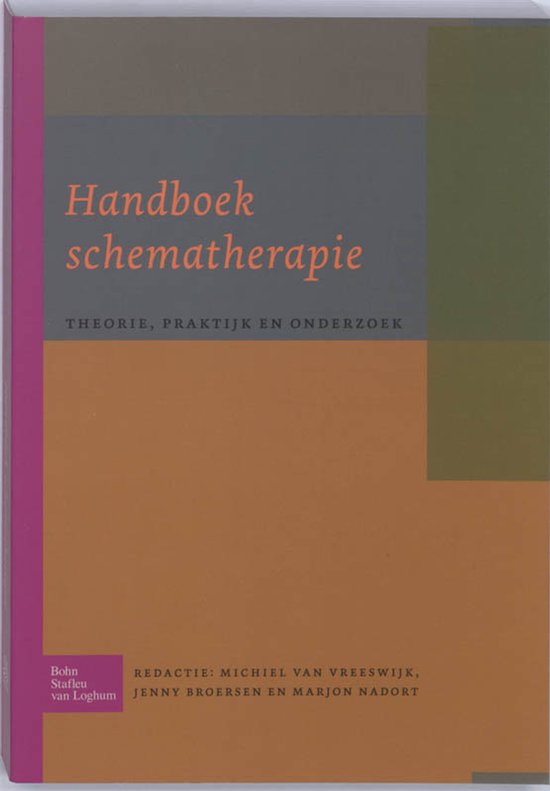 Manuel de schémathérapie : THÉORIE, PRATIQUE ET RECHERCHE. Avec des blocs rouges et oranges.