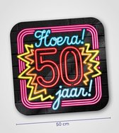 Neon Decoration Sign - 50 jaar