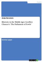 Rhetoric in the Middle Ages: Geoffrey Chaucer's 'The Parliament of Fowls'