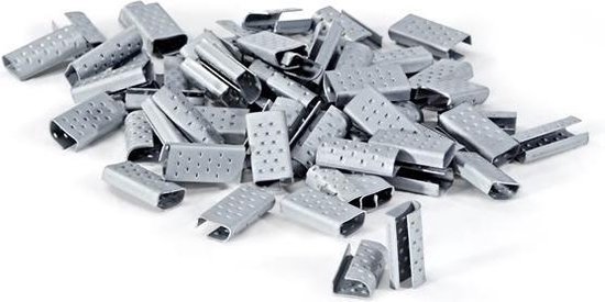Lot De 500 Joints De Cerclage Métal 16mm - Boucles Galvanisées Haute Résistance
