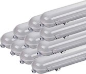 LED Batten Waterdicht IP65 150CM 55W 120 ° (10 stuks) - - Blanc Froid 6000k - 8000k