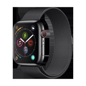 Elegant Series bandje geschikt voor Apple Watch Bandje - Milanese Loop 42/44mm - Zwart