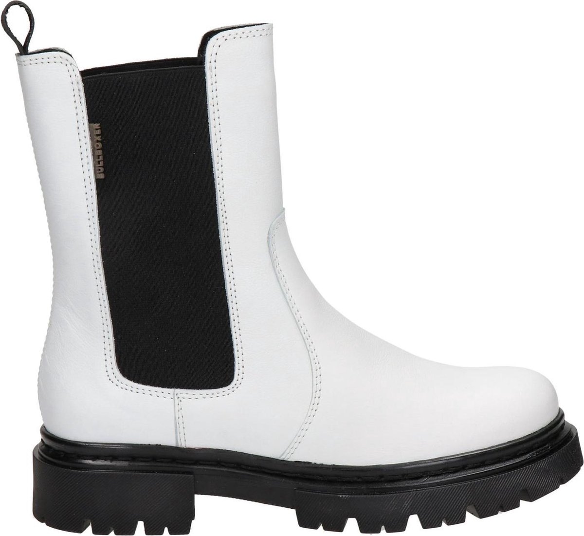 Bullboxer Bull Boxer dames combat boot Wit - Schoenen.nl