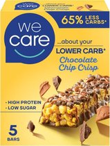 WeCare Lower Carb Reep Chocolate Chip Crisp 5 stuks