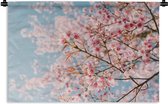 Wandkleed - Wanddoek - Sakura - Lente - Takken - 150x100 cm - Wandtapijt