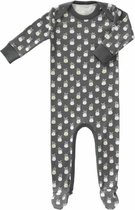 Fresk pyjama met voetjes Pineapple antraciet