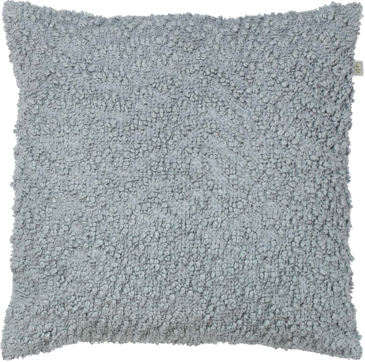 Dutch Decor CILLA - Sierkussen mist 45x45 cm - grijs - Inclusief binnenkussen
