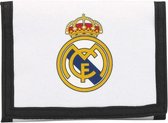 Real Madrid Portemonnee Logo 12,5 X 9,5 Cm Wit