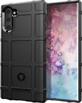 OnePlus Nord Hoesje - Mobigear - Rugged Shield Serie - TPU Backcover - Zwart - Hoesje Geschikt Voor OnePlus Nord