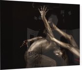 Artistieke Gouden Man - Foto op Plexiglas - 40 x 30 cm