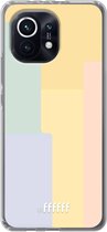 6F hoesje - geschikt voor Xiaomi Mi 11 -  Transparant TPU Case - Springtime Palette #ffffff