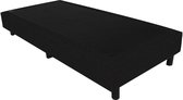 Bedworld Boxspring 70x190 - Lederlook - Zwart (MD9100)