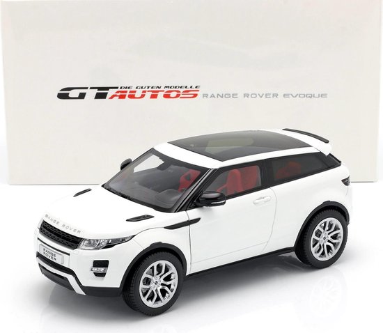 GT Autos / Welly 1/18 Scale Metal Model - Range Rover Evoque - Red