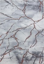 Modern laagpolig vloerkleed Naxos - brons 3815 - 240x340 cm