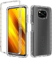 Voor Geschikt voor Xiaomi Poco X3 NFC schokbestendige, zeer transparante pc + TPU-beschermhoes