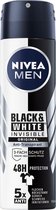 NIVEA MEN Deo Spray Antitranspirant Black&White Power, 150 ml