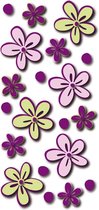 Crearreda 3d-muurstickers Little Flowers 15,5 X 34 Cm 20-delig