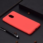 Voor Nokia 3.1 Candy Color TPU Case (rood)