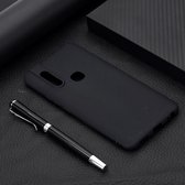 Voor Vivo V15 Candy Color TPU Case (zwart)