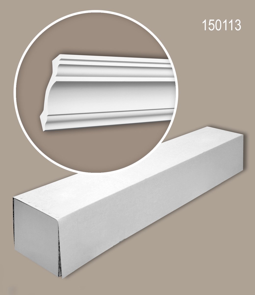 Profhome 150113 1 doos 16 stukken Kroonlijst 32 m