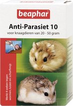 Beaphar anti-parasiet 10 knaagdier - 20-50 gr - 1 stuks