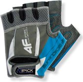 Atipick Fietshandschoenen 4f Heren Mesh Grijs/blauw Maat L