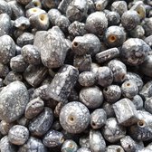 Perles en verre Marbled Grijs - perles passe-temps adultes environ 1000 grammes