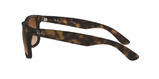 Ray-Ban RB4165 710/13 - zonnebril - Justin - Rubber Light Havanna/Brown Gradient - 51mm van Ray-Ban — afbeelding 4