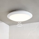 Lampenwelt - LED plafondlamp - 1licht - polycarbonaat, ABS - H: 8.5 cm - wit (RAL 9003), wit - Inclusief lichtbron