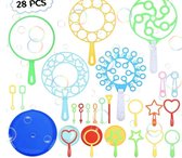Bubbel Toverstok Set | Bellenblaas| Bubble wand set |28 stuks |bubbel speelgoed| waterspeelgoed buiten |Bellenblaas set |Bubble Bellenblaas Racket |Bubble Speelgoed Set | bubbels b