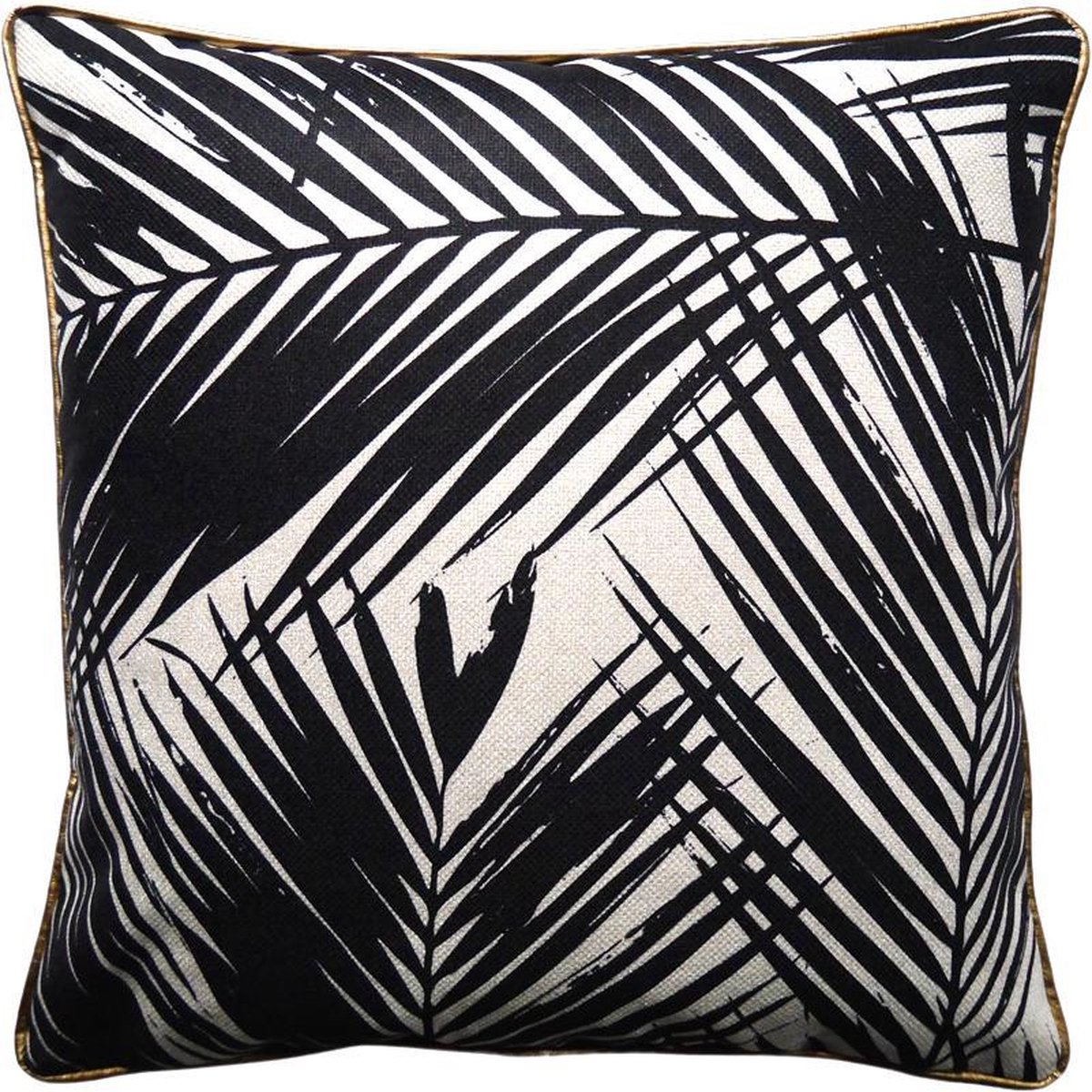 Raaf sierkussen-hoes living zwart 50x50 cm