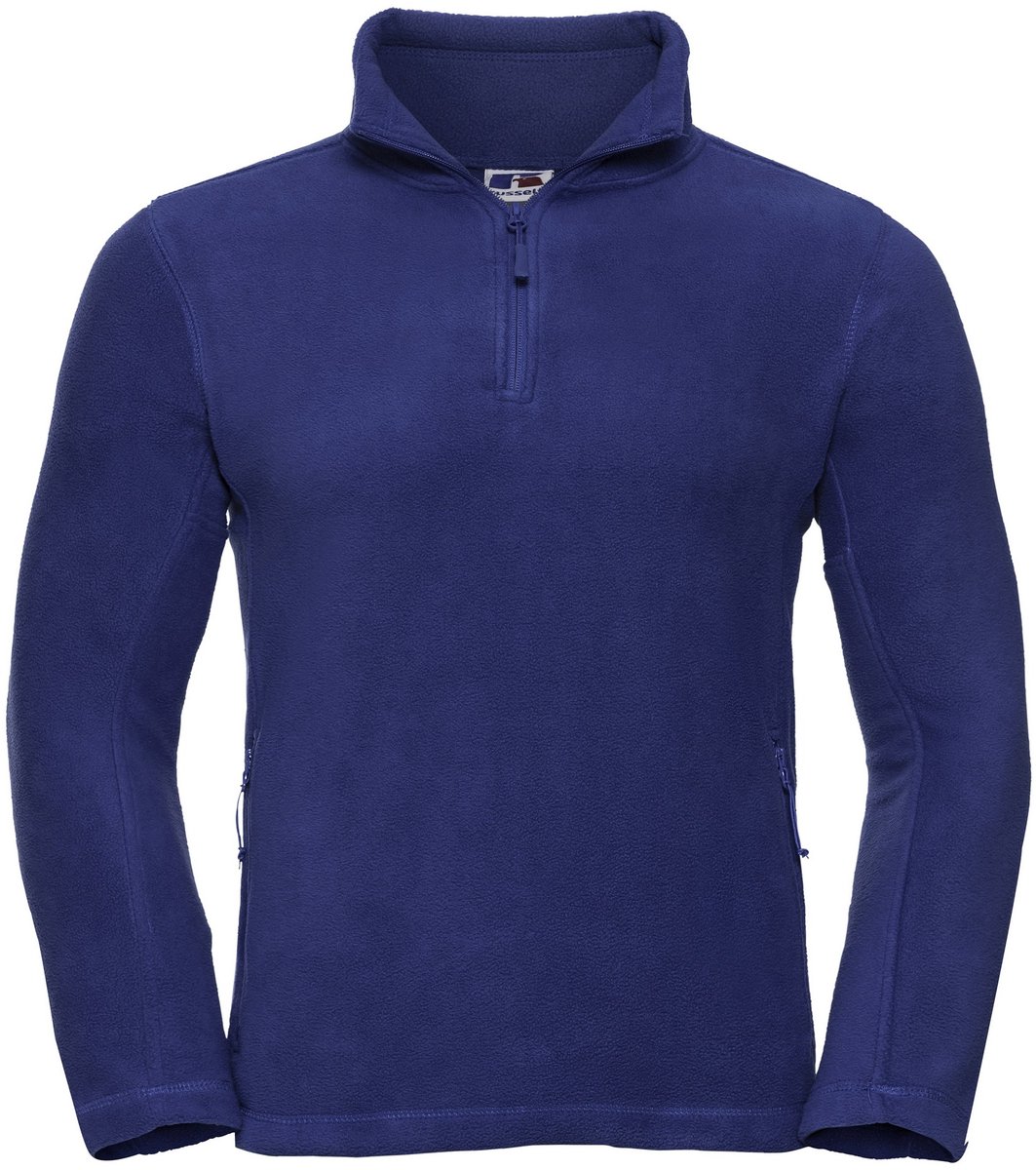 Russell Heren 1/4 Ritssluiting Outdoor Fleece Top Helder Koninklijk
