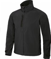 B&C Mens X-Lite 3 Layer Softshell Performance Jacket (Zwart)