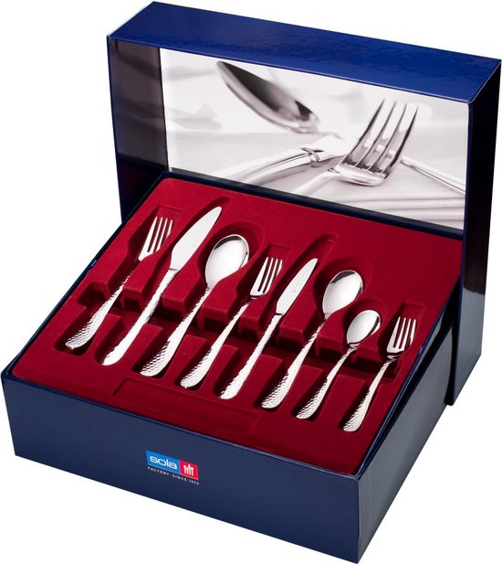 Couverts Sola Lima 6 pers / 50 pièces