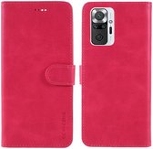 LC.IMEEKE Xiaomi Redmi Note 10 Pro Hoesje Wallet Book Case Roze