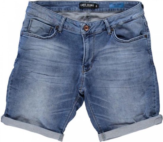 Cars Jeans Atlanta denim short heren licht blauw | bol.com