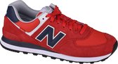 New Balance Classics 574 - Heren Sneakers Sport Vrije tijd Fitness Schoenen Rood ML574SP2 - Maat EU 46.5 US 12