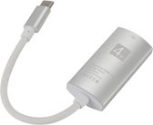 TH002 Type-C naar 4K HDMI-adapterkabel voor Mac (zilver)