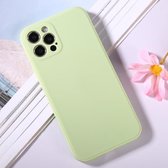 Magische kubus Frosted siliconen schokbestendige volledige dekking beschermhoes voor iPhone 12 Pro (groen)