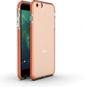 Voor iPhone 6 Plus TPU tweekleurige schokbestendige beschermhoes (oranje)