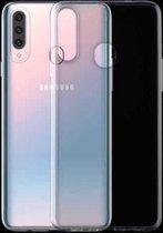 Voor Galaxy A20s 0,5 mm ultradunne transparante TPU beschermhoes