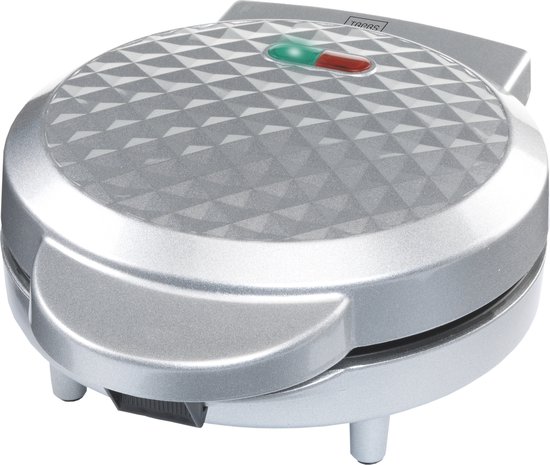 Treb 99361 - Bubbel wafelmaker met indicatielampje en anti-aanbaklaag - Zilver van Trebs — afbeelding 3
