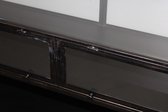 Lux - salontafel- zwart - metaal - 133x61x42