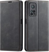 Voor Geschikt voor Xiaomi Mi 10T Pro Forwenw Dream Series Oil Edge Sterk magnetisme Horizontale flip lederen tas met houder & kaartsleuven & portemonnee & fotolijst (zwart)