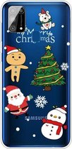 Voor Samsung Galaxy M31 Christmas Series Clear TPU beschermhoes (4 cartoons)