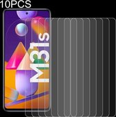 Voor Samsung Galaxy M31s 10 STUKS 0.26mm 9H 2.5D Gehard Glasfilm